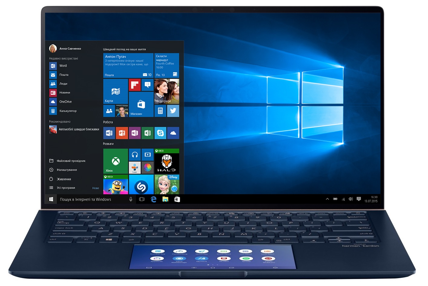Ноутбук ASUS UX434FL-A6024T Blue (90NB0MP1-M01760) в Києві