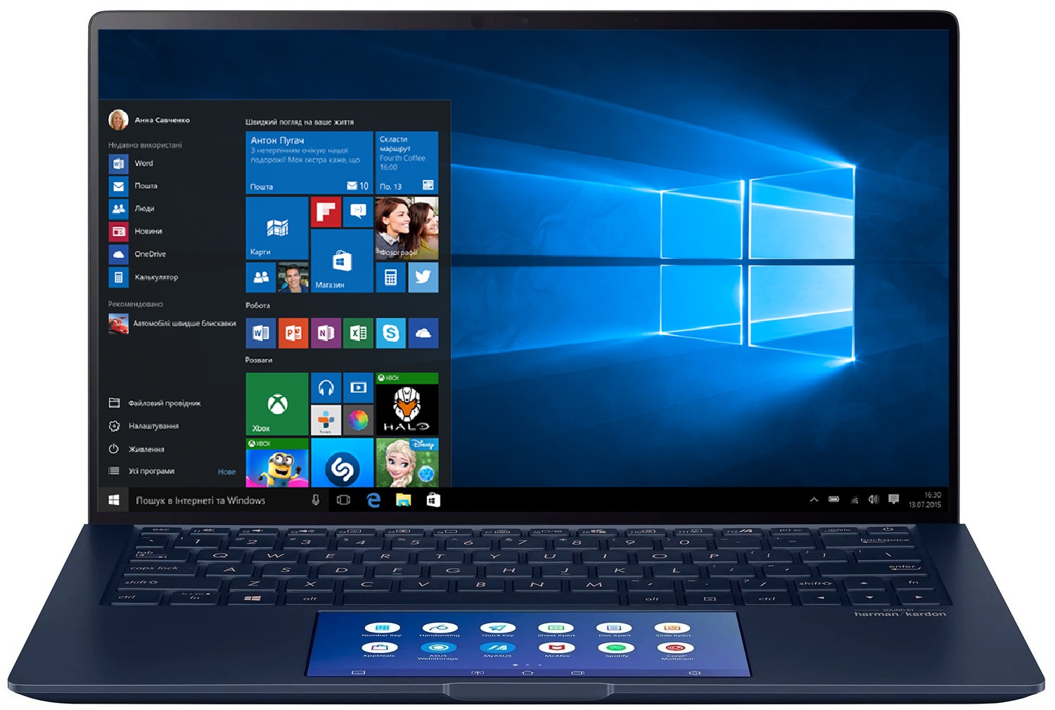 

Ноутбук ASUS UX534FT-A9032T Blue (90NB0NK3-M00860)