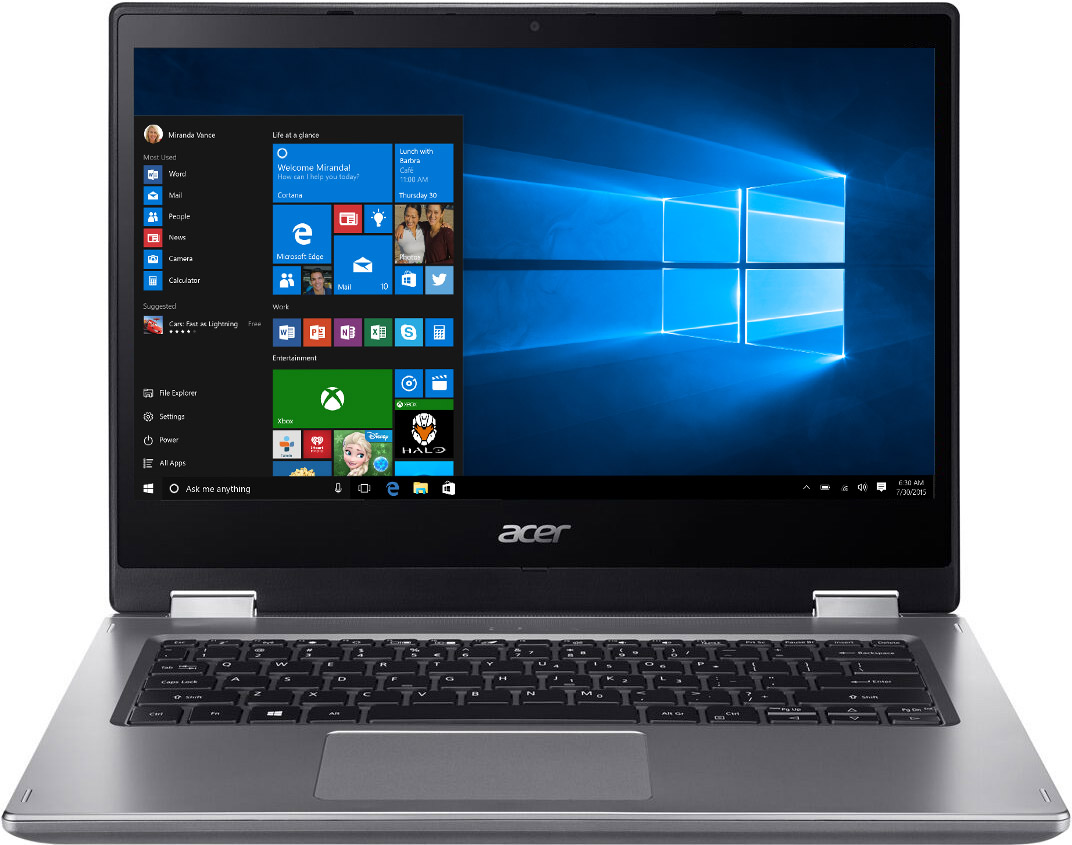 

Ноутбук ACER Spin 3 SP314-53N-38C4 Pure Silver (NX.HDBEU.018)
