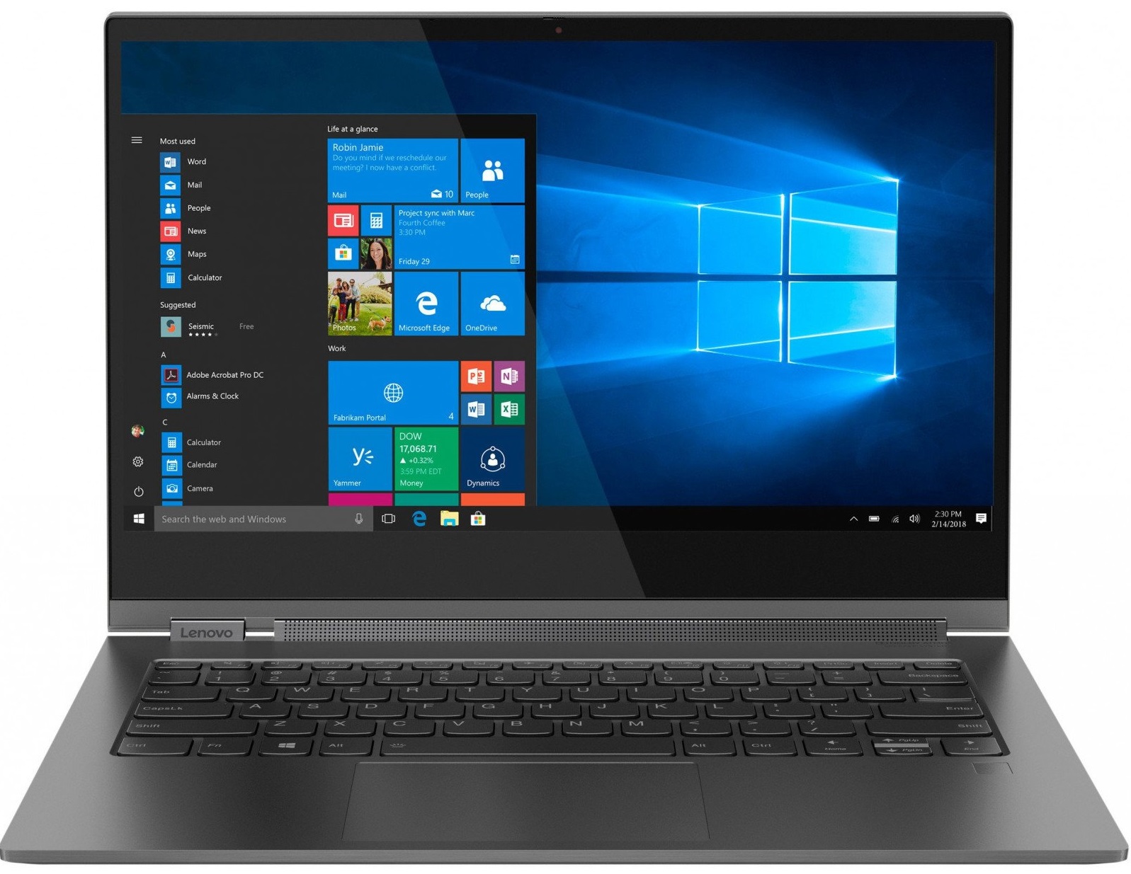 

Ноутбук Lenovo Yoga C930 Grey (81C400Q7RA)