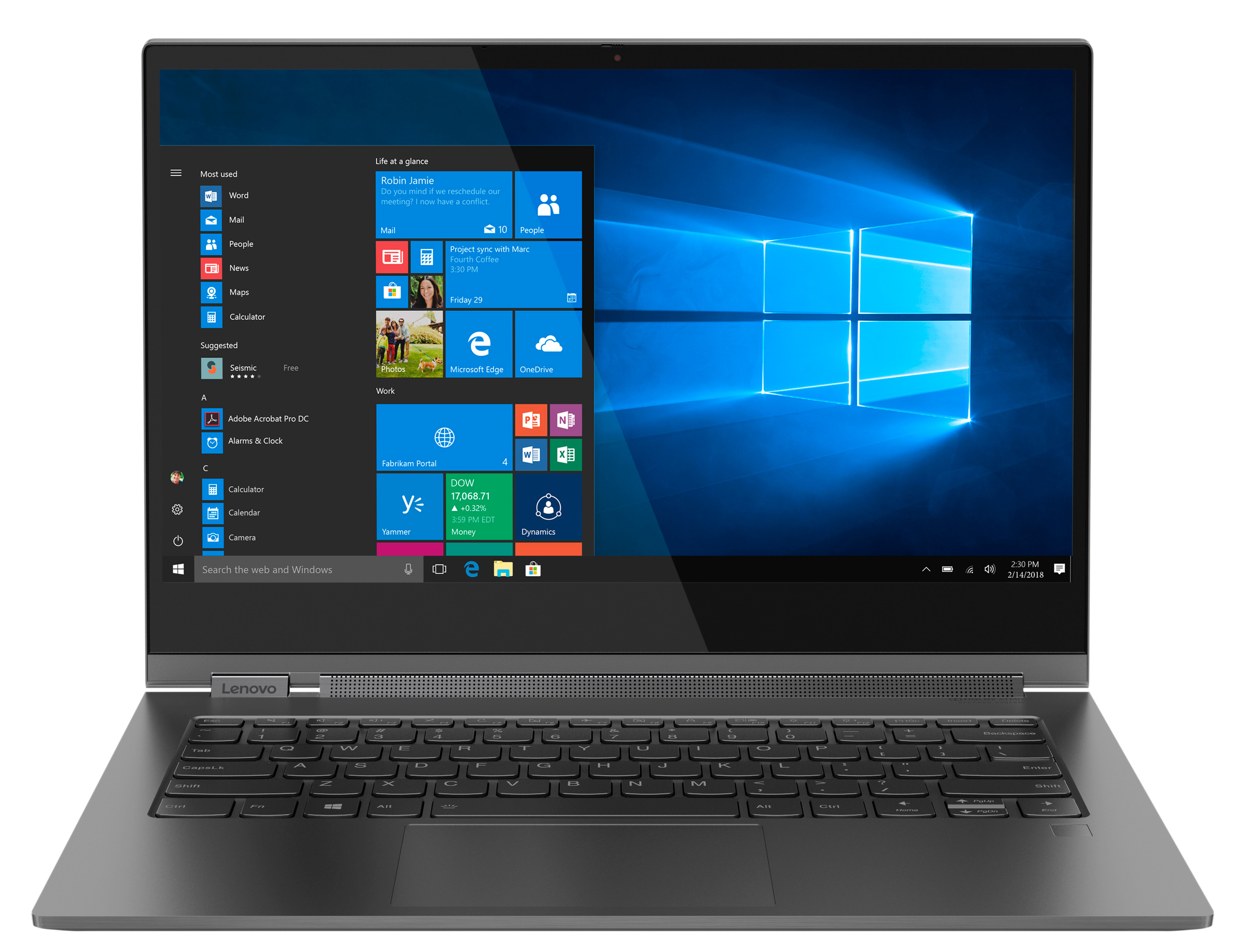 

Ноутбук Lenovo Yoga C930 Grey (81C400QCRA)