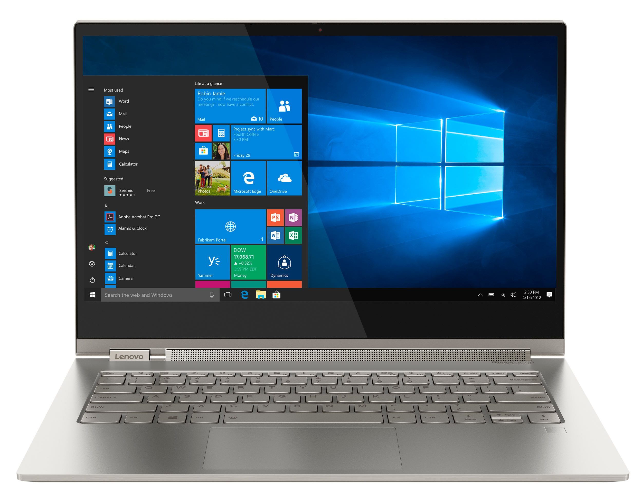 

Ноутбук Lenovo Yoga C930 Mica (81C400QARA)