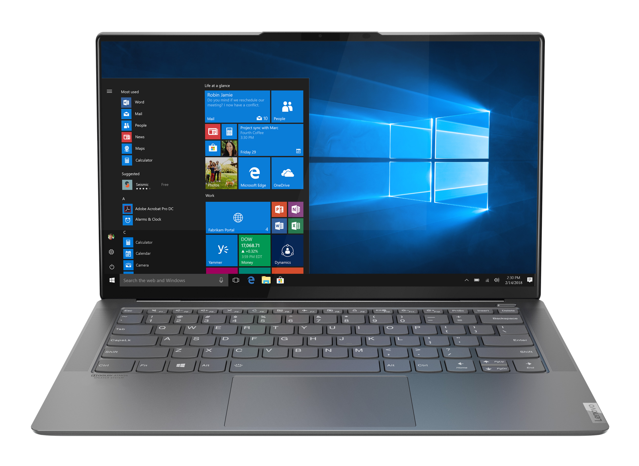 

Ноутбук Lenovo Yoga S940 Grey (81Q7004FRA)