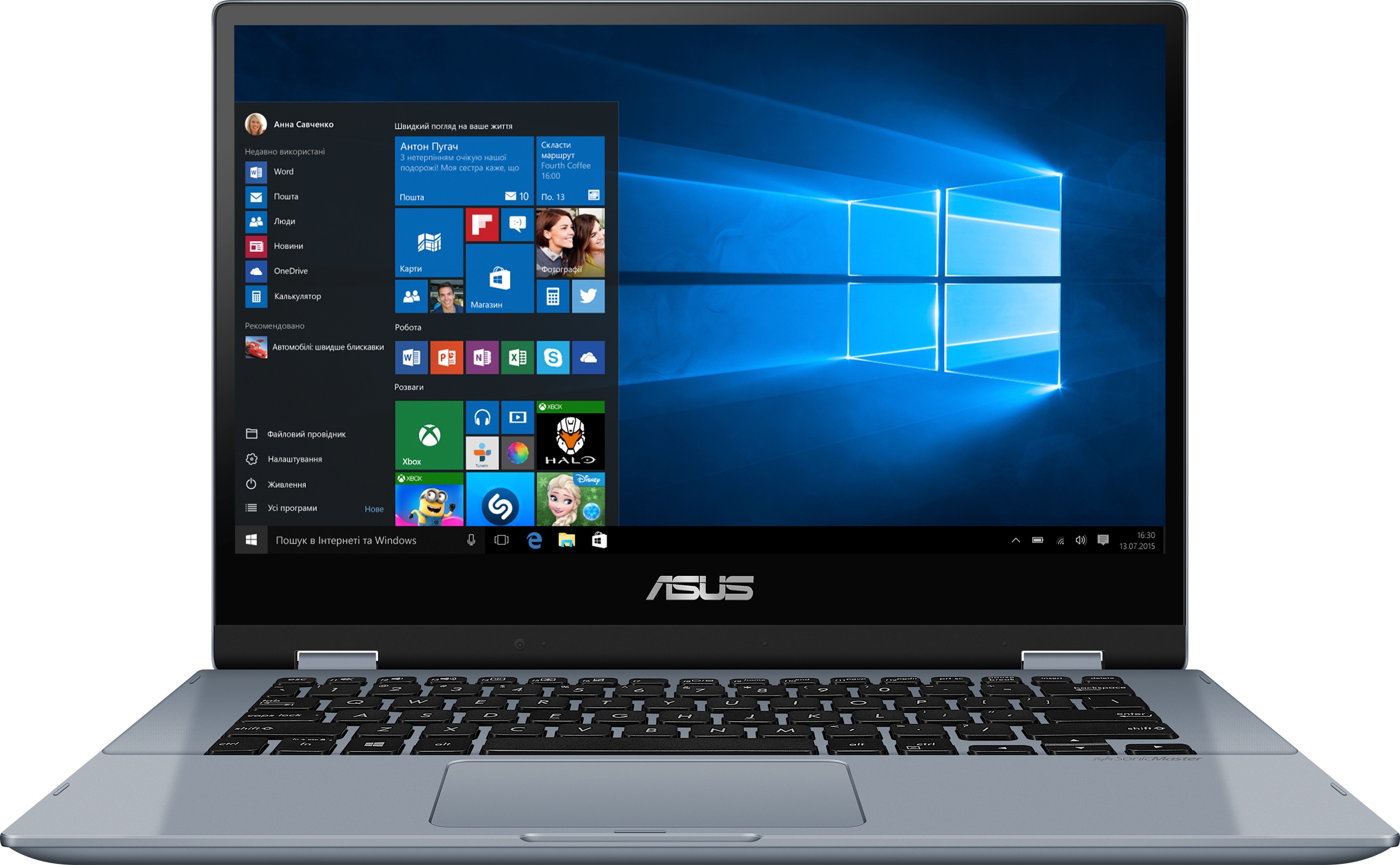 

Ноутбук ASUS VivoBook Flip 14 TP412FA-EC061T Galaxy Blue (90NB0N32-M04020)