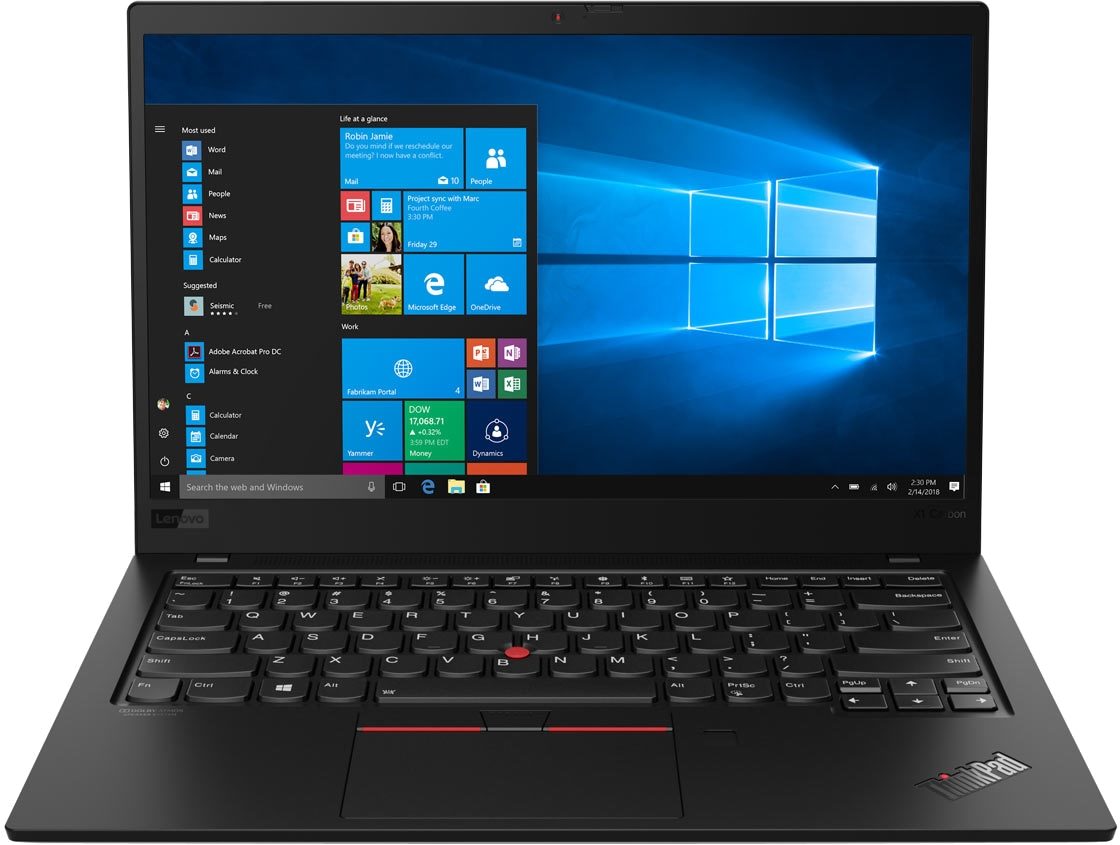 

Ноутбук LENOVO ThinkPad X1 Carbon (7th Gen) Black (20QD003DRT)