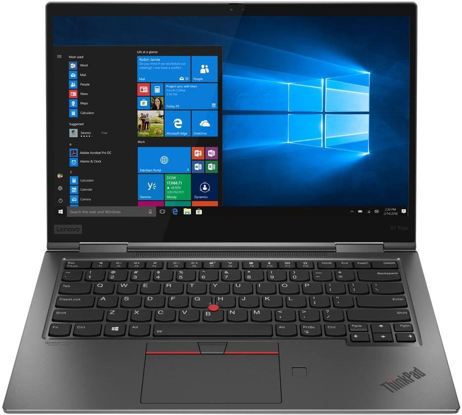 

Ноутбук LENOVO ThinkPad X1 Yoga (4th Gen) Iron Gray (20QF001XRT)