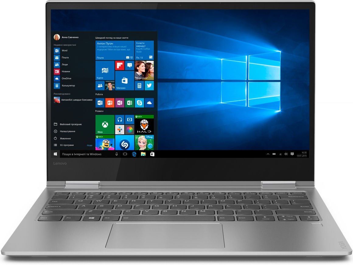 

Ноутбук LENOVO YOGA 730-13IWL Platinum (81JR00B3RA)