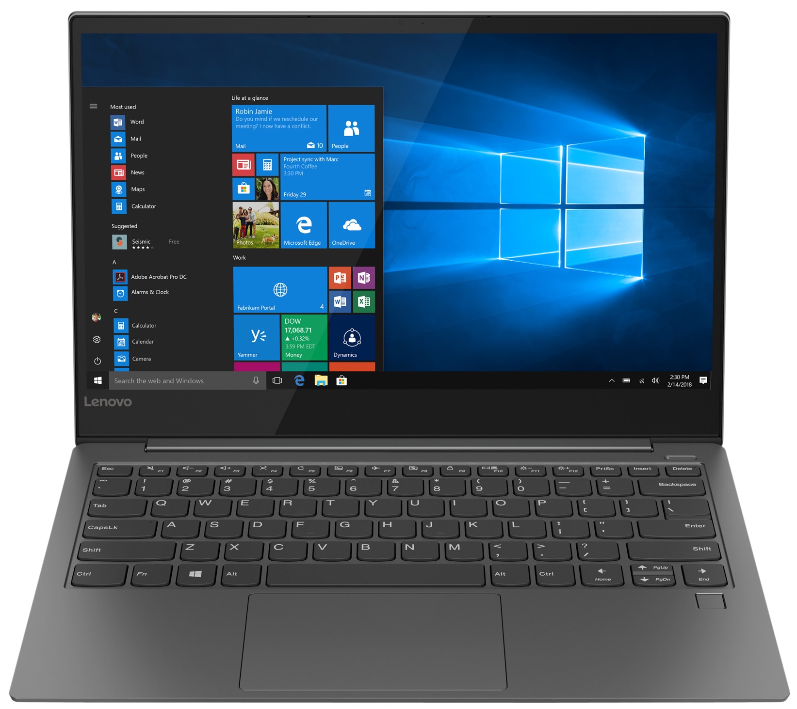 

Ноутбук LENOVO YOGA S730-13IWL IRON GREY (81J000AFRA)