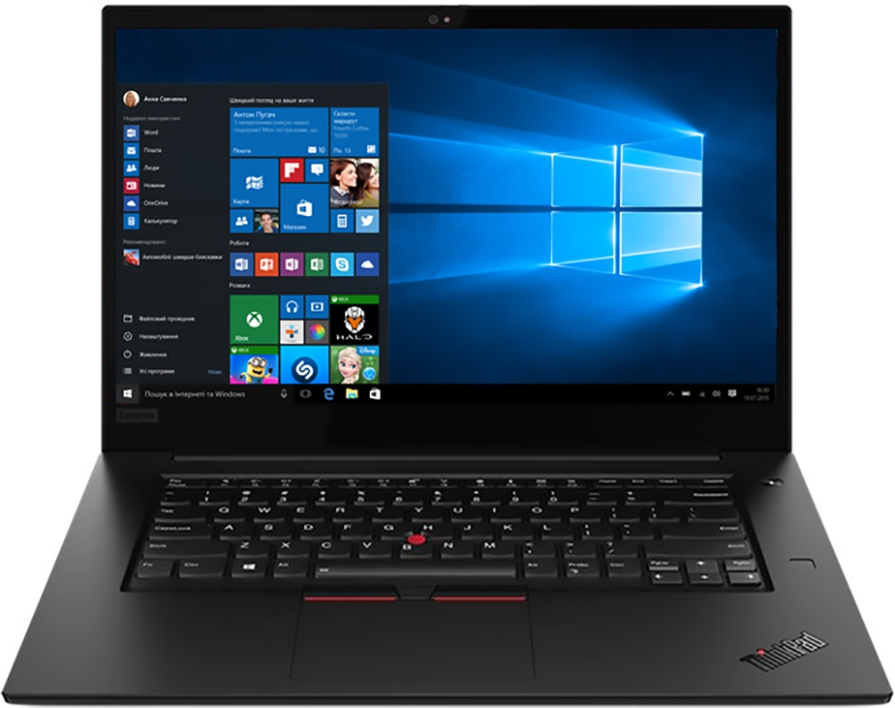 

Ноутбук LENOVO ThinkPad X1 Extreme 2nd Gen Black (20QV0012RT)