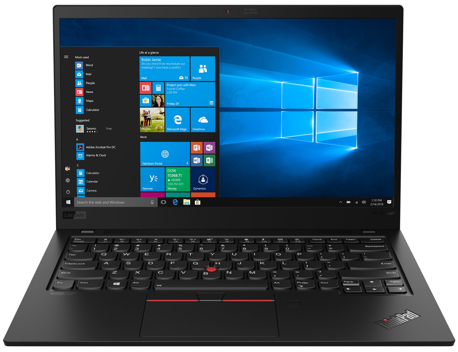 

Ноутбук LENOVO ThinkPad X1 Carbon 7 (20QD002YRT)