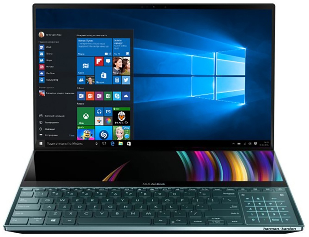 Ноутбук ASUS ZenBook Pro Duo 15 UX581GV-H2001T Celestial Blue (90NB0NG1-M01210) в Києві