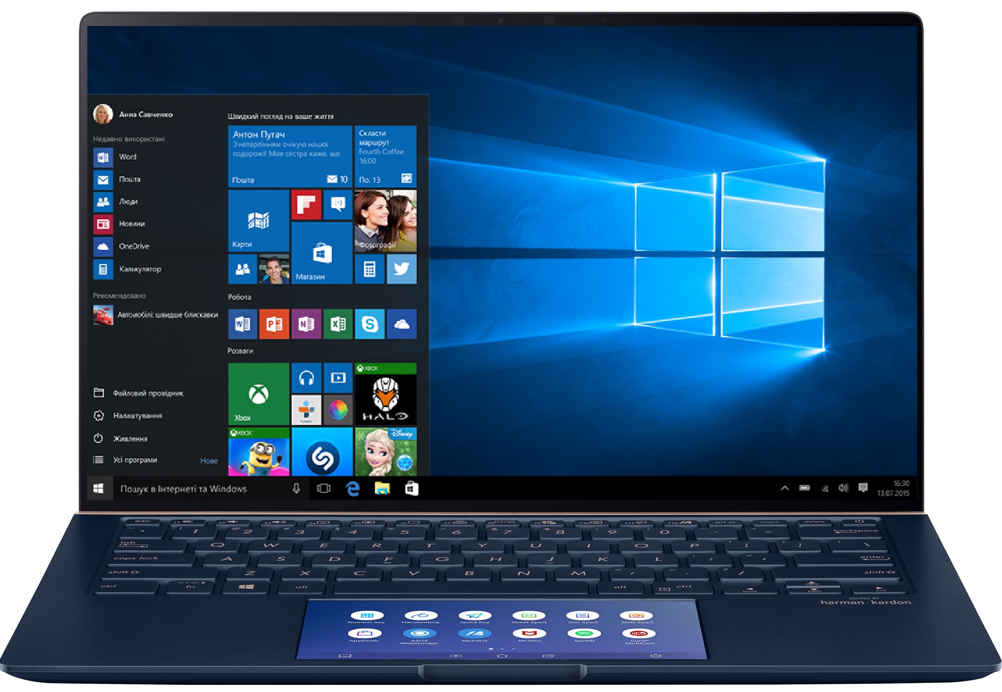 Ноутбук ASUS ASUS ZenBook 14 UX434FLC-A5131T Blue (90NB0MP5-M03500) в Києві