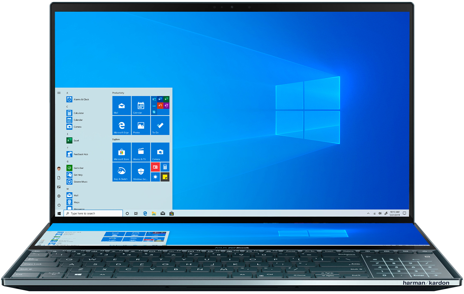 Ноутбук ASUS ZenBook Pro Duo UX581LV-H2002T Celestial Blue (90NB0RQ1-M00150) в Києві