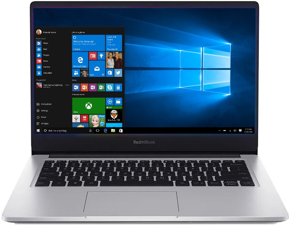 Ноутбук XIAOMI Mi RedmiBook 14 Enhanced Edition Silver (JYU4165CN) в Києві