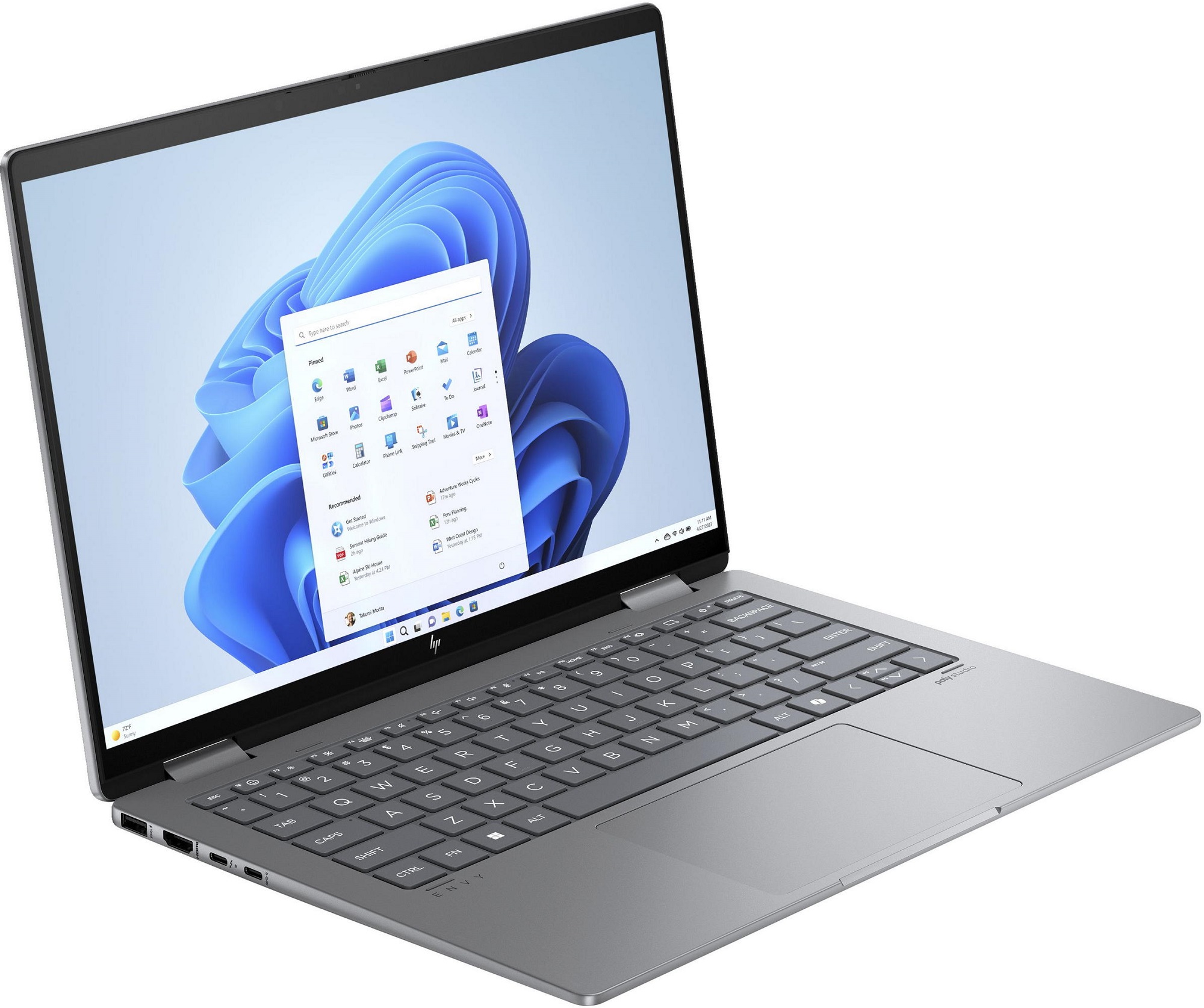 Ноутбук HP ENVY x360 14-fc0011ua сірий (AQ8Q7EA) · 2