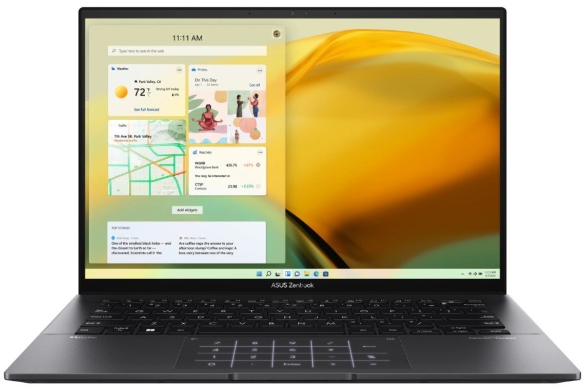Ноутбук ASUS Zenbook 14 UM3402YA-KM750 Jade Black (90NB0W95-M01C10) в Києві