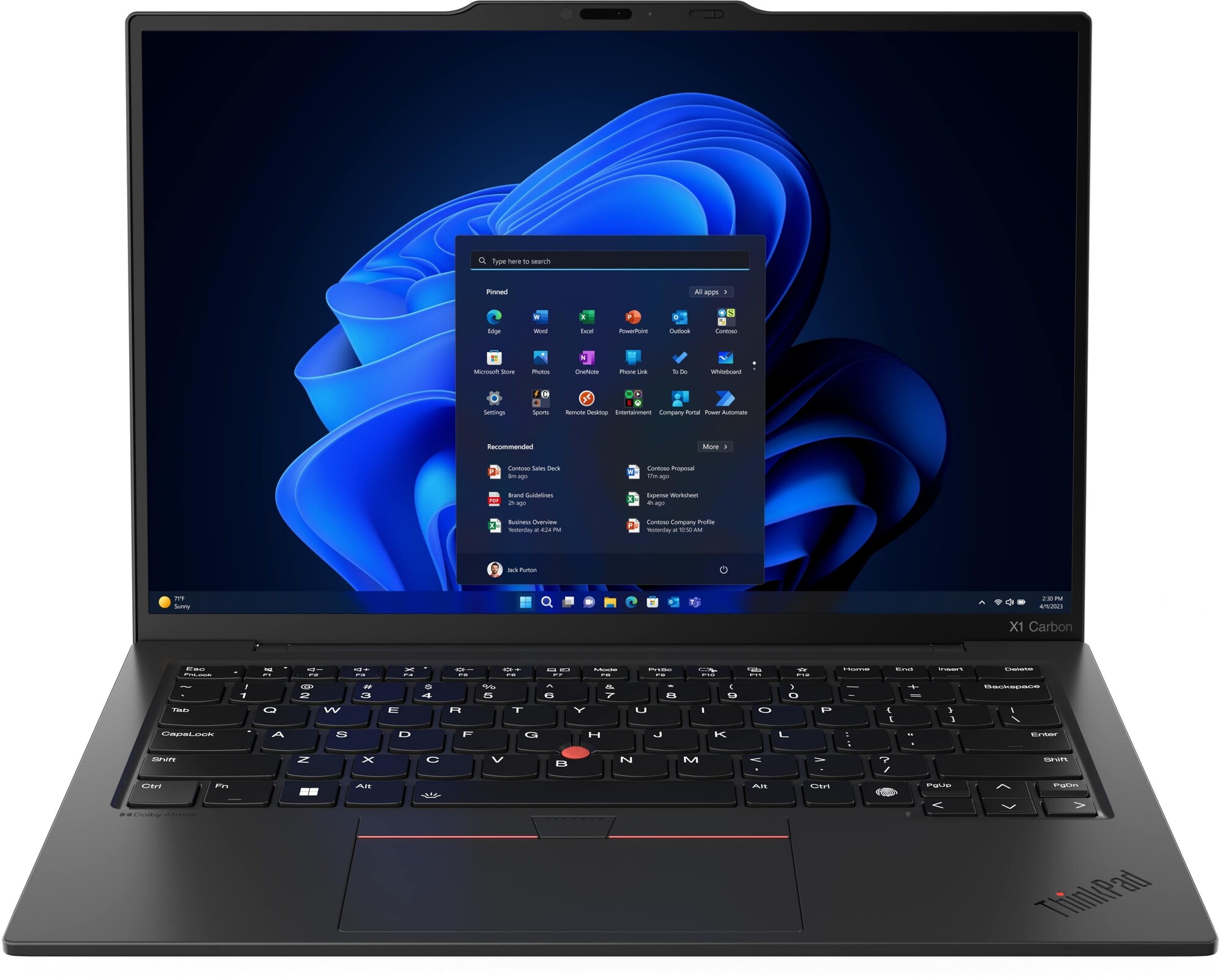 Ноутбук LENOVO ThinkPad X1 Carbon Gen 12 Black (21KC002BRA) в Киеве