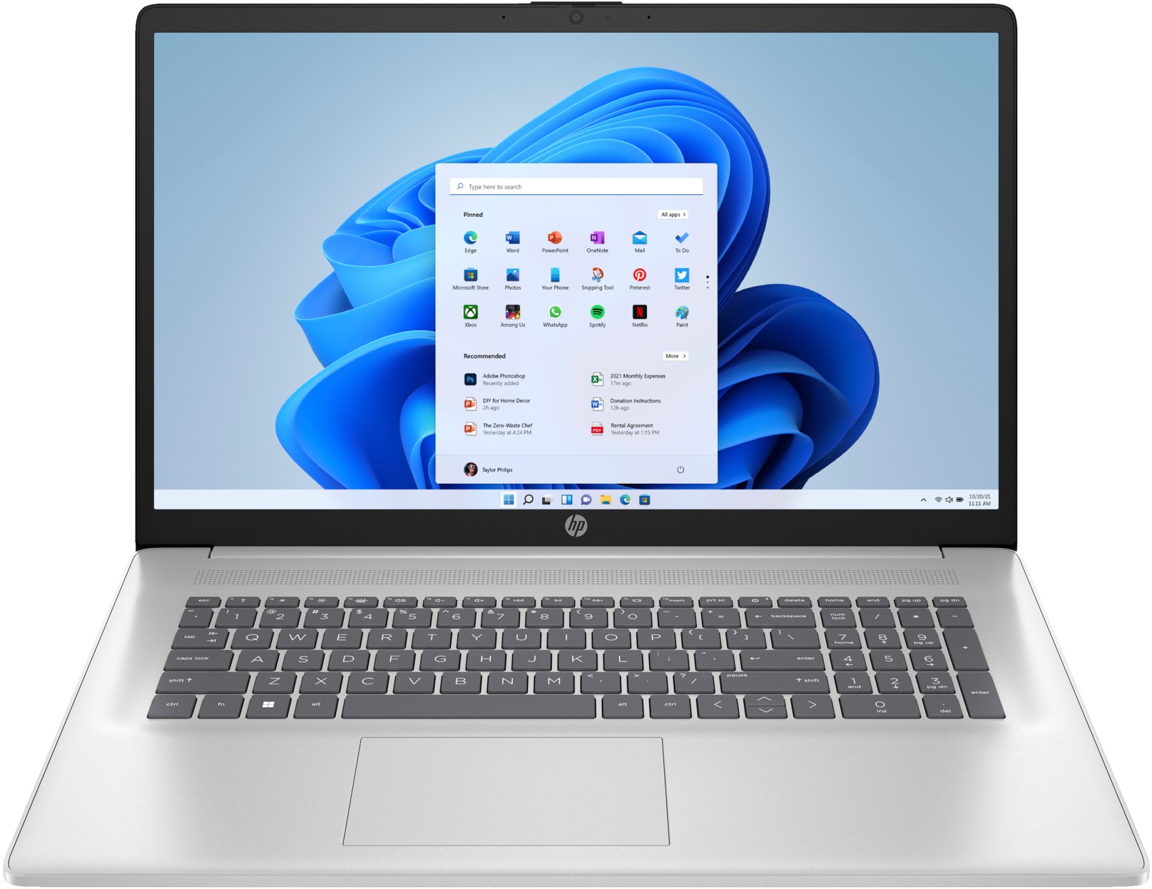 Ноутбук HP 17-cn3001ua серебристый (BV6B9EA) в Киеве