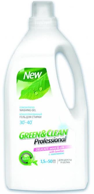 

Гель для стирки "Green&Clean" для деликатных тканей GCL00577