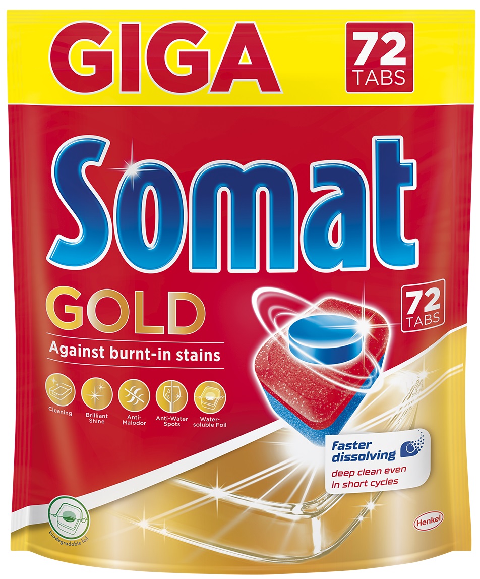 Таблетки для посудомийної машини SOMAT Gold 72 шт (2697271) в Києві