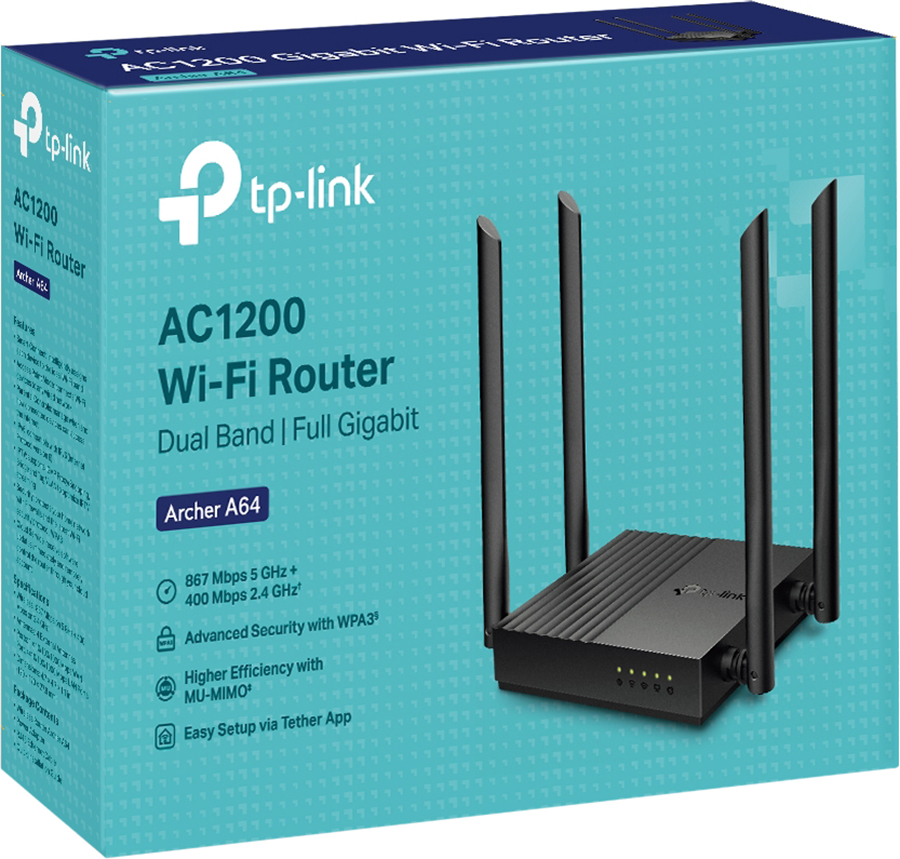 Маршрутизатор Wi-Fi TP-Link Archer A64 (A64) · 4