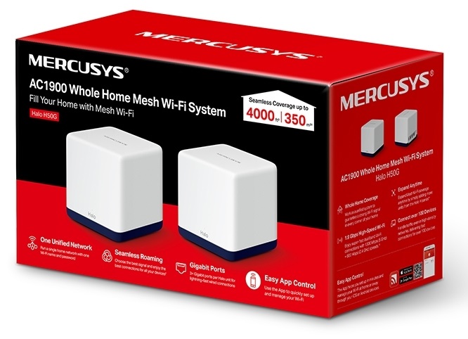 MESH WiFi-система MERCUSYS Halo H50G 2 шт · 6
