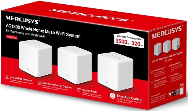 Маршрутизатор MERCUSYS Halo H30G (3-pack) · 5