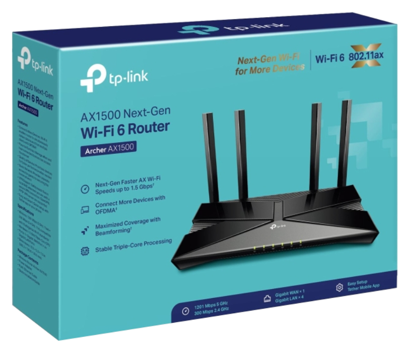 Маршрутизатор TP-LINK Archer AX1500 · 4