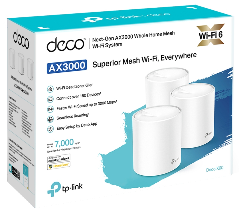 Маршрутизатор TP-LINK Deco X60 (3-pack) · 3