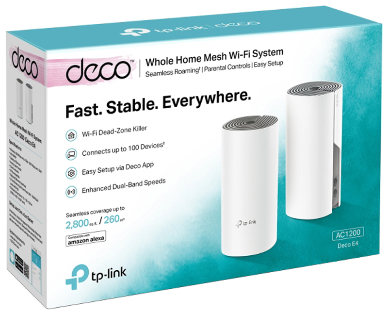 Маршрутизатор TP-LINK Deco E4 (2-pack) · 4