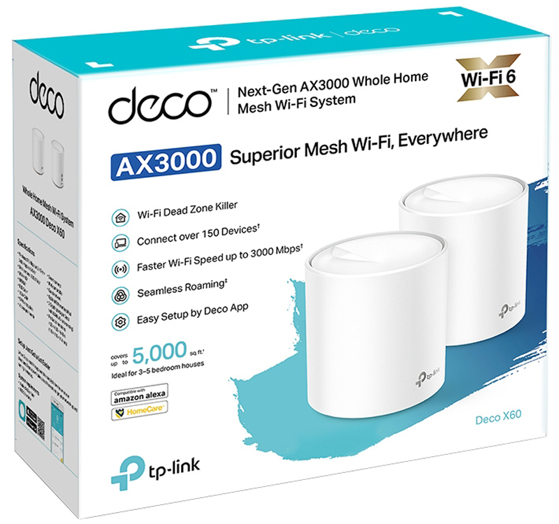 Маршрутизатор TP-LINK Deco X60 (2-pack) · 3