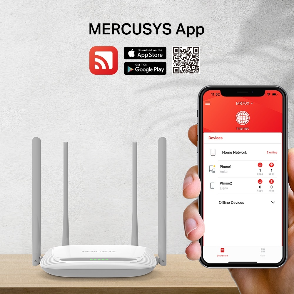 Маршрутизатор Mercusys MW325R · 6