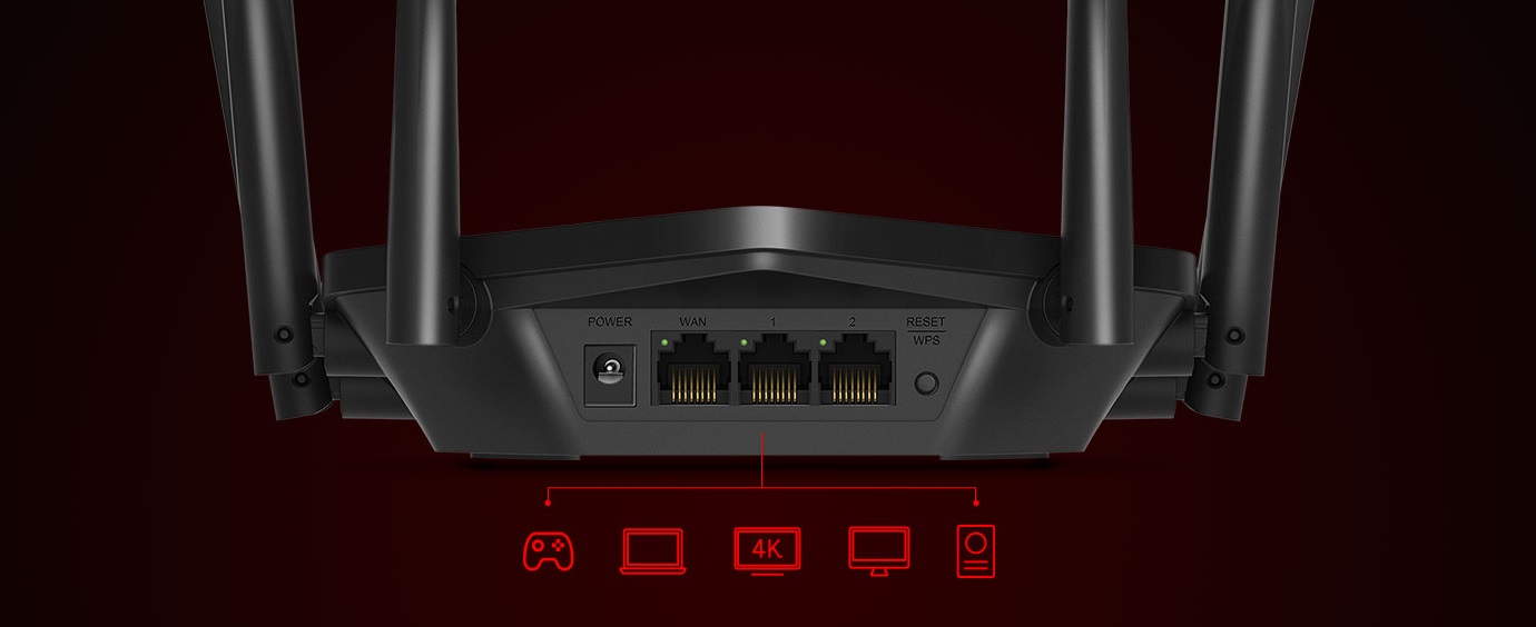 Маршрутизатор MERCUSYS MR50G (AC1900) · 4