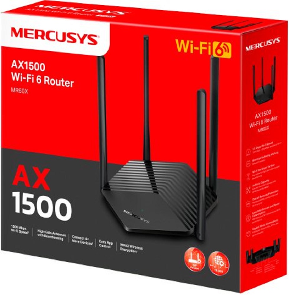 Бездротовий маршрутизатор MERCUSYS MR60X · 6