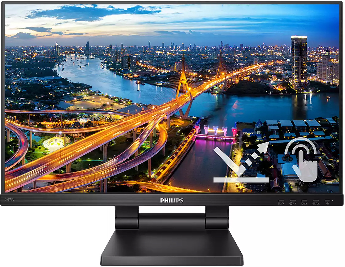 Монітор 23.8" PHILIPS 242B1TC/00 Black в Києві