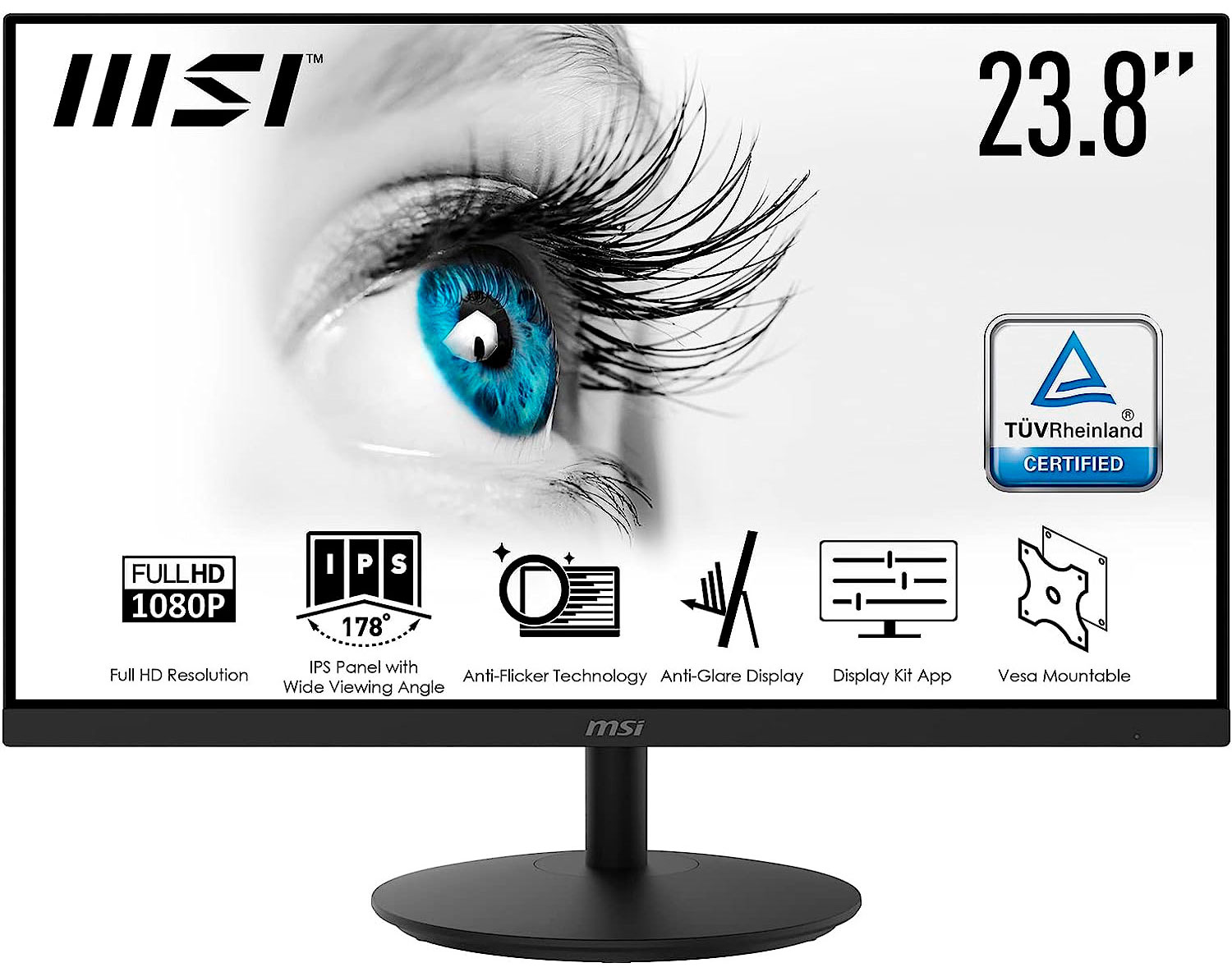 Монітор 23.8" MSI Pro MP242A (9S6-3PA1CT-076) в Києві