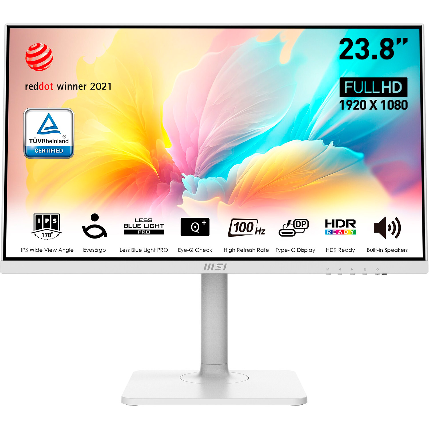 Монитор 23.8" MSI Modern MD2412PW White (9S6-3PA59H-078) в Киеве