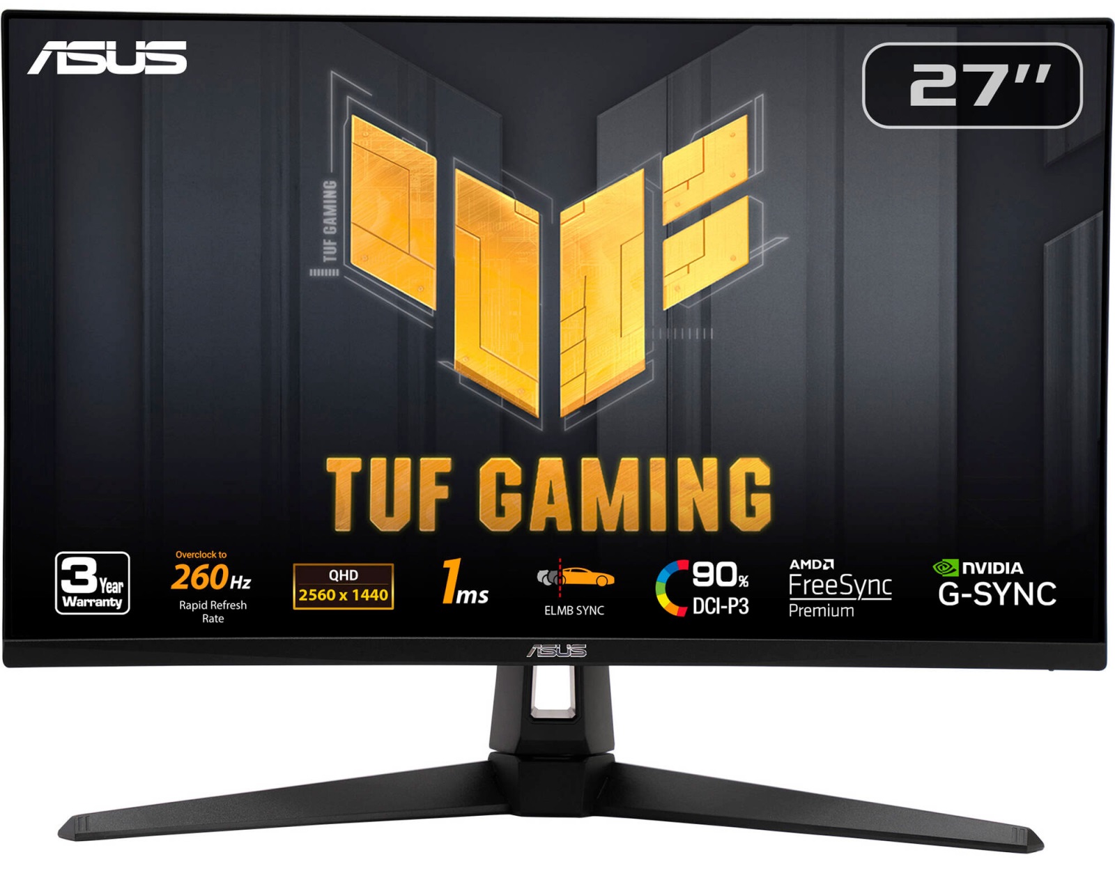 Монітор 27" ASUS TUF Gaming VG27AQM1A (90LM05Z0-B08370) в Києві