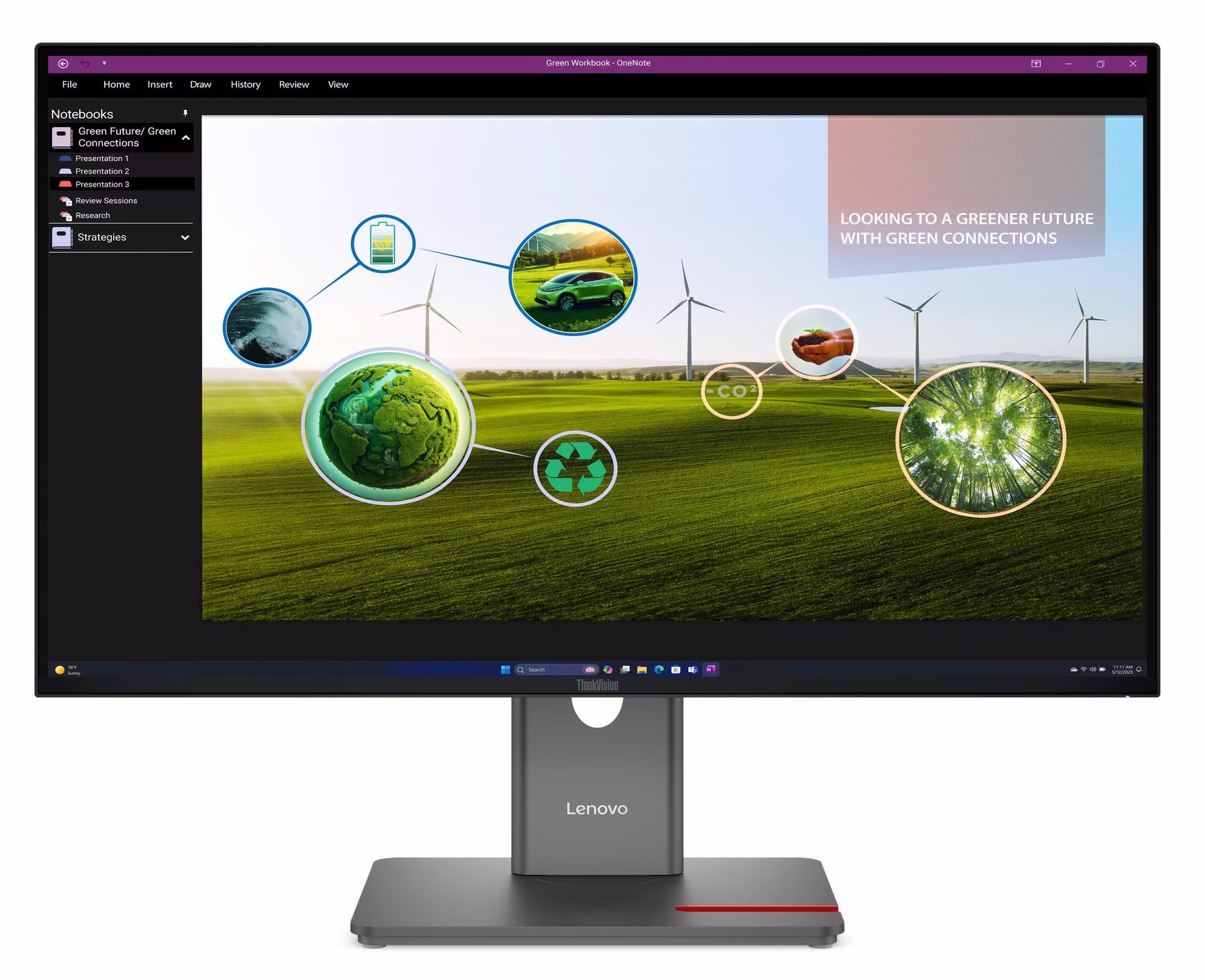 Монитор 27" LENOVO P27Q-40 (64A7GAT6UA) в Киеве