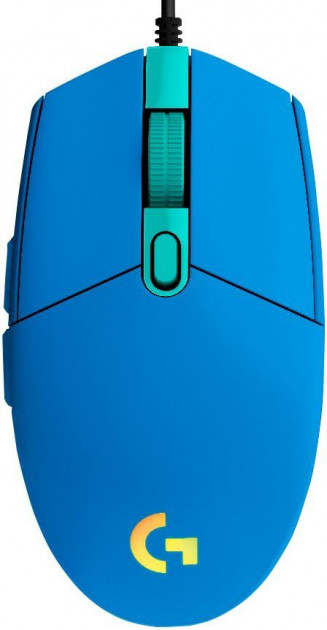 Миша ігрова LOGITECH G102 LIGHTSYNC USB Blue (910-005801) в Києві