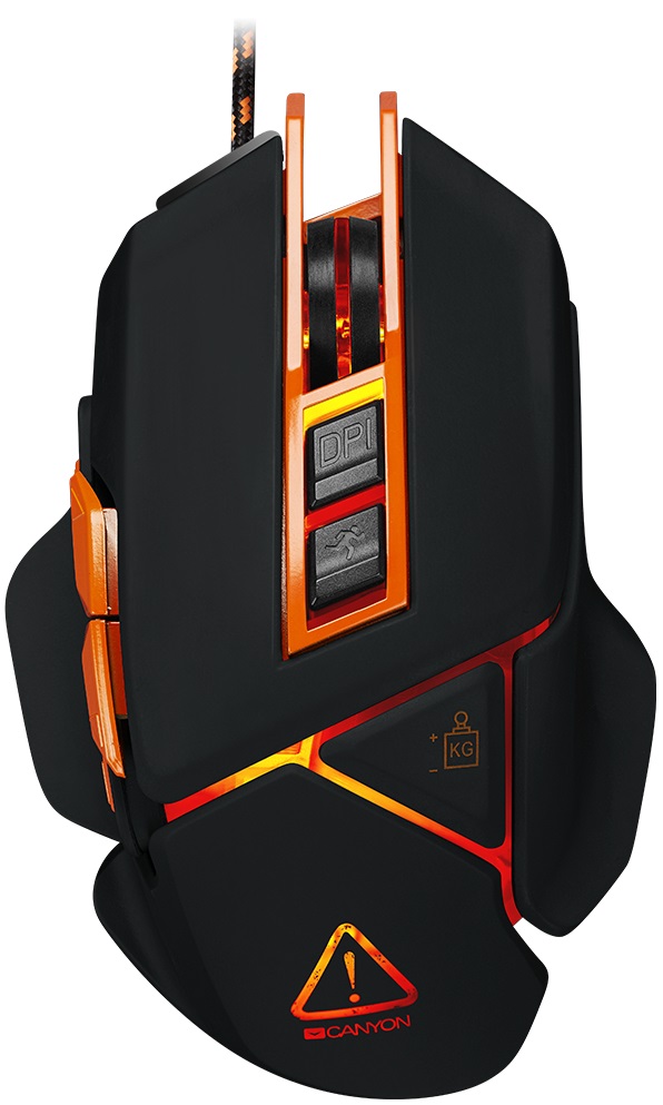 Игровая мышь CANYON Hazard GM-6 USB Black/Orange (CND-SGM6N) в Киеве