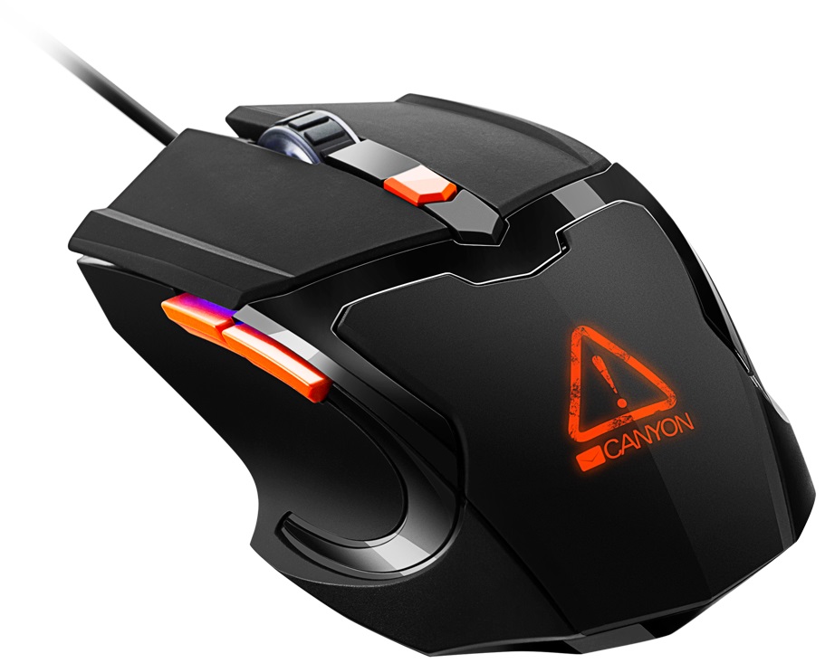 Ігрова миша CANYON Vigil GM-2 USB Black/Orange (CND-SGM02RGB) · 2