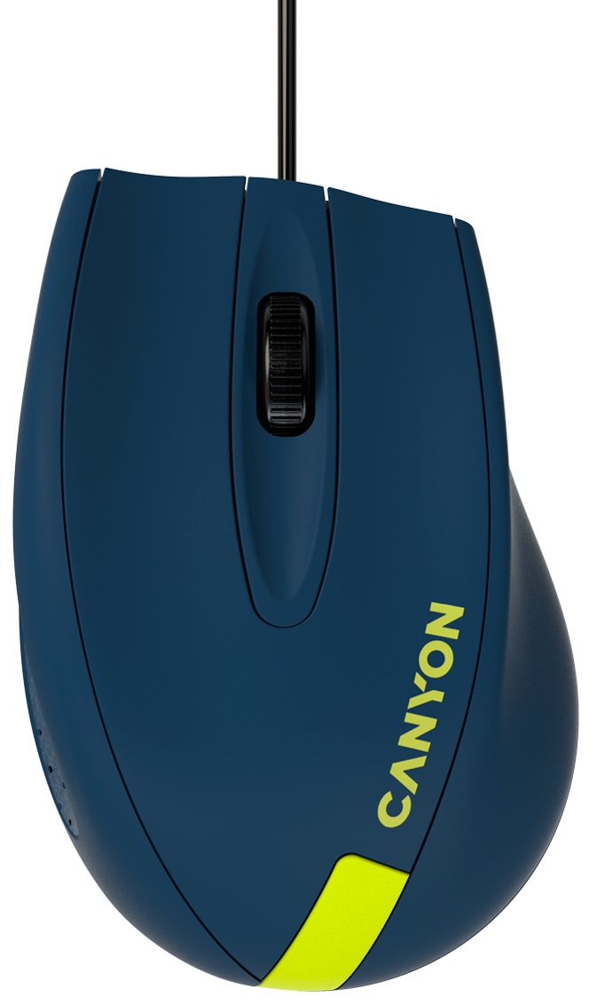 Миша CANYON M-11 USB Blue/Yellow (CNE-CMS11BY) в Києві