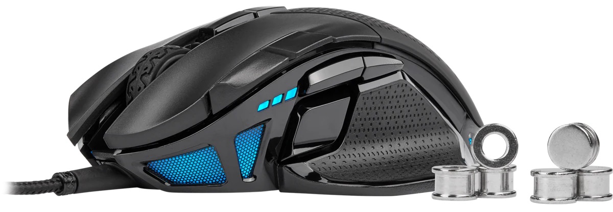Миша ігрова CORSAIR Nightsword RGB Tunable FPS/MOBA Black (CH-9306011-EU) · 6
