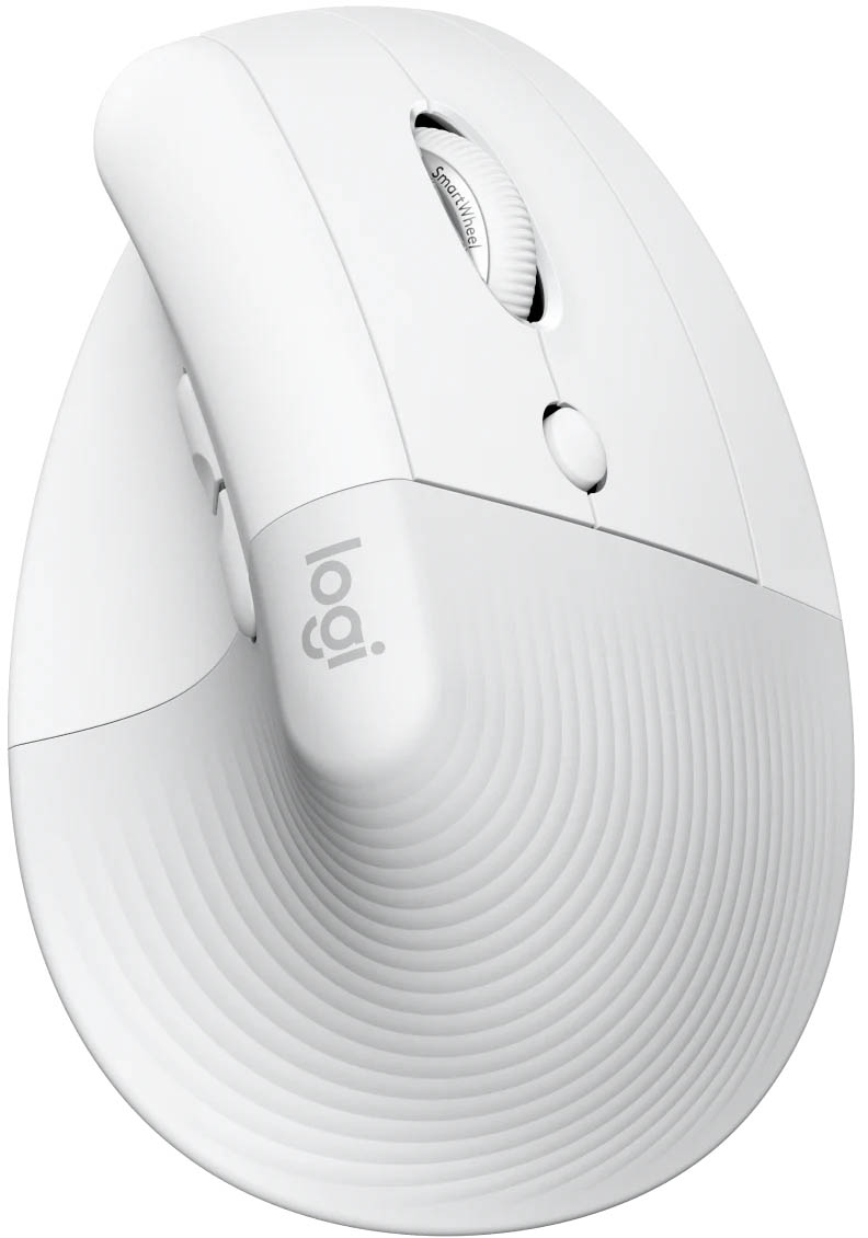 Миша LOGITECH Lift Vertical Ergonomic Mouse Wireless/Bluetooth Off-White (910-006475) в Києві