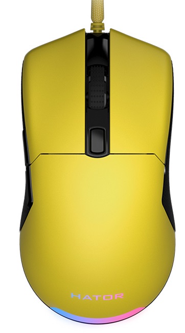 Игровая мышь HATOR Pulsar Essential USB Yellow (HTM-308) в Киеве
