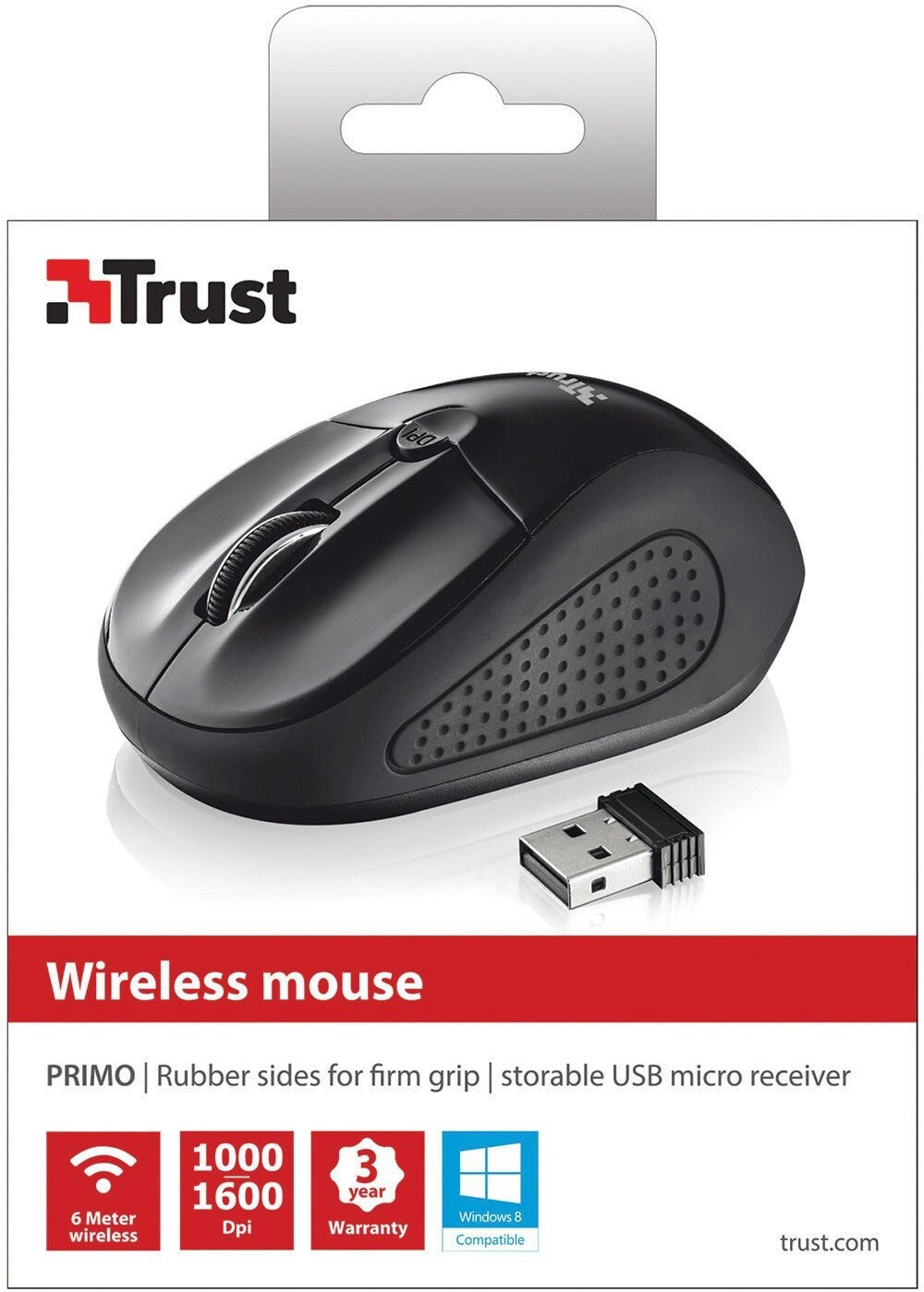 Миша TRUST Primo Wireless Black (20322) · 5