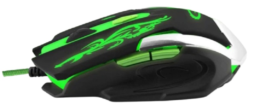 Ігрова миша ESPERANZA MX405 Cyborg USB Black/Green (EGM405) · 3