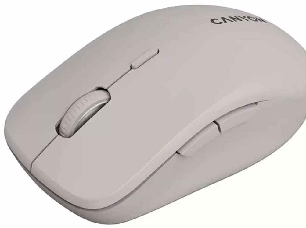 Миша CANYON MW-12 Dual Band RGB Beige (CNS-CMSW12BG) · 2