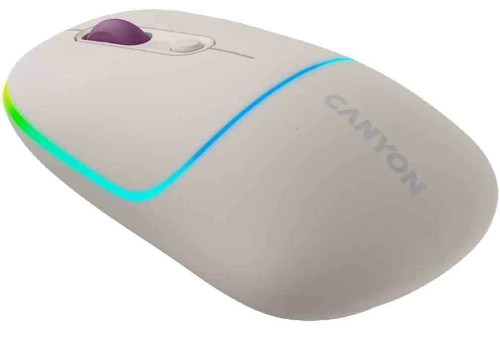 Миша CANYON MW-22 Dual Band RGB Rice (CNS-CMSW22RC) · 2
